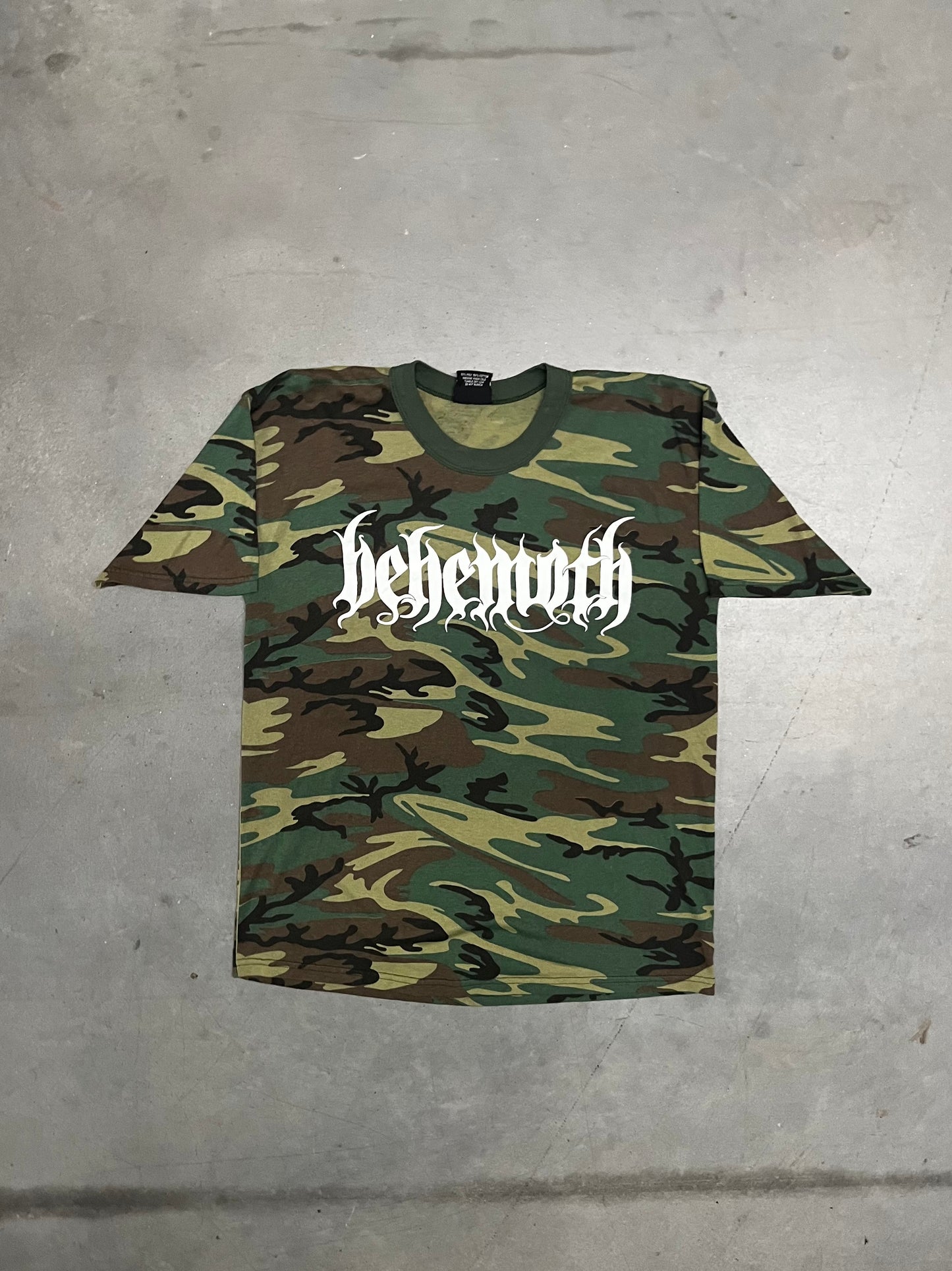 Vintage 90s Behemoth Camo Shirt