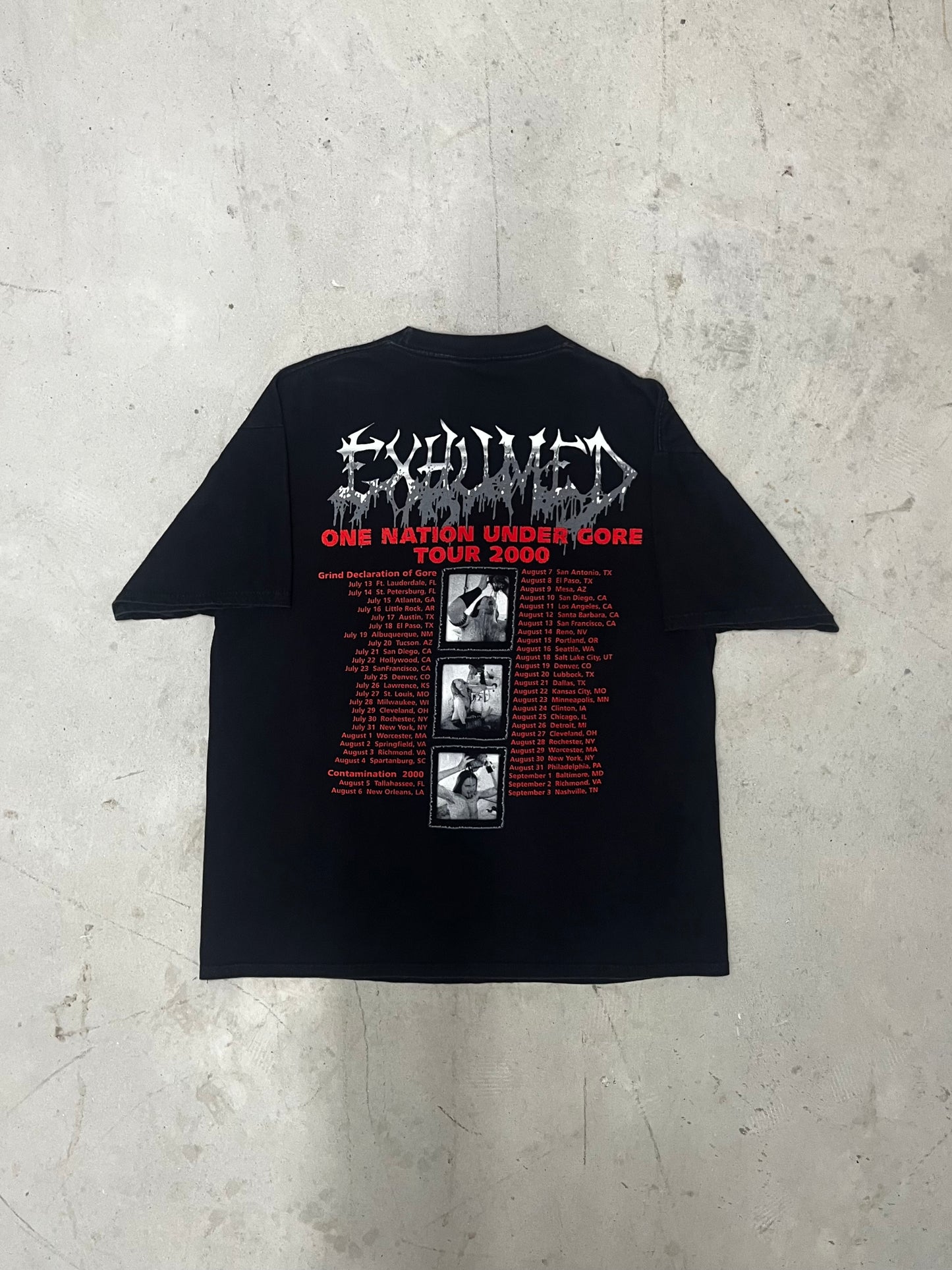 Vintage 00' Exhumed Slaughtercult Shirt