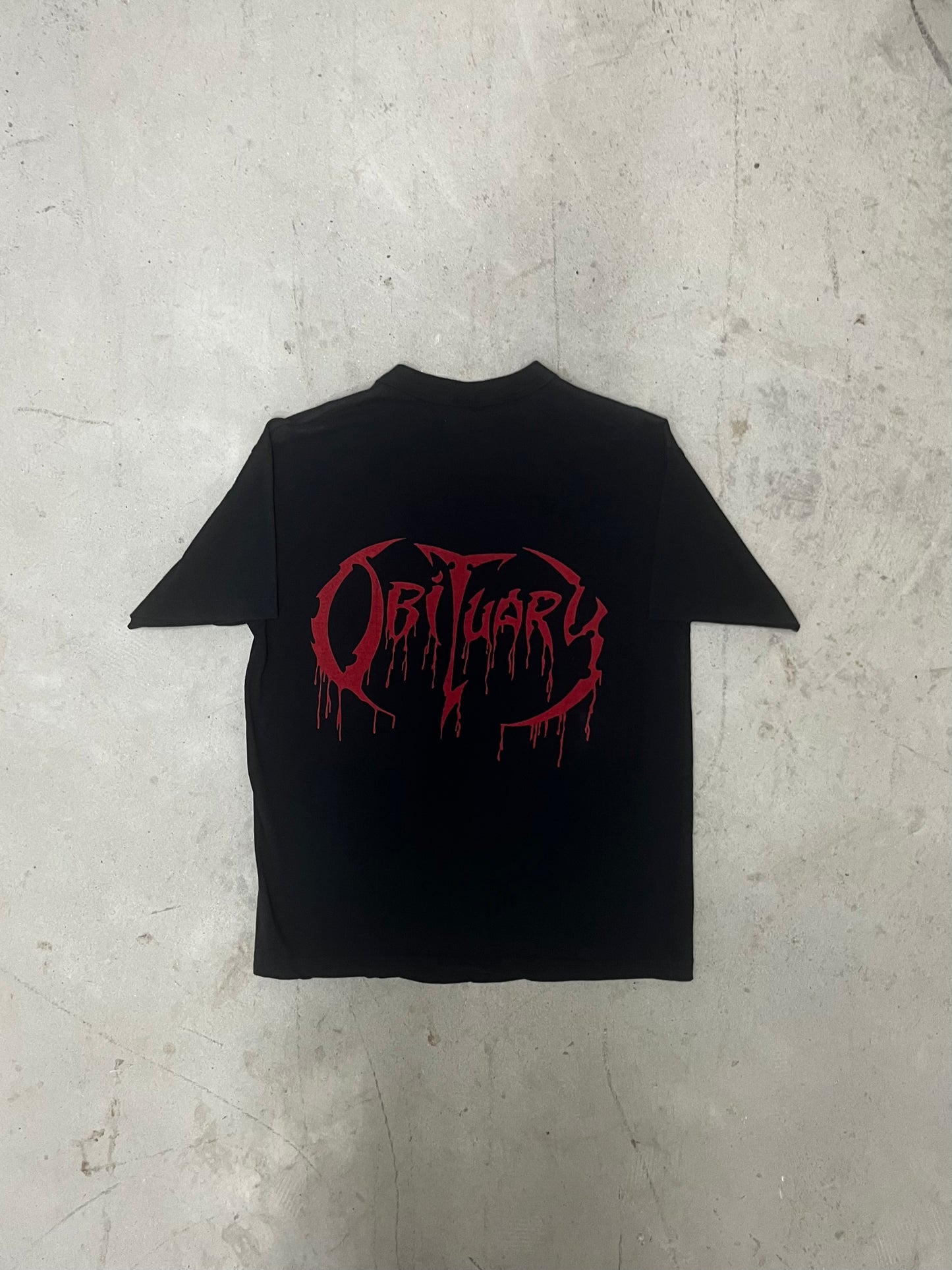 Vintage 00s European Obituary World Demise Shirt