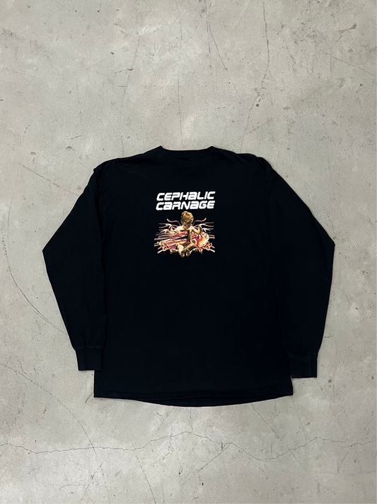 Vintage 00s Cephalic Carnage Liquid Interval Long Sleeve