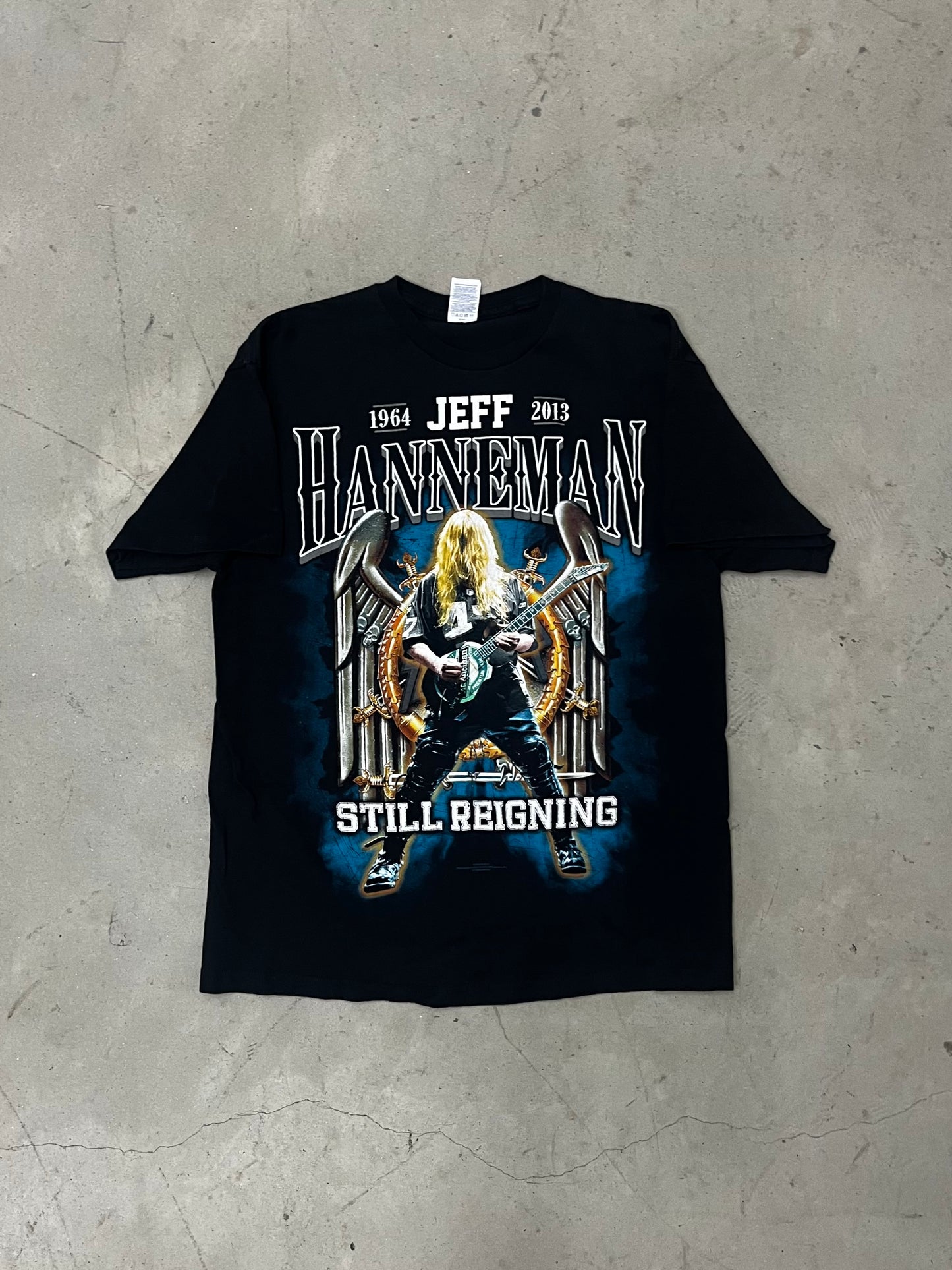 Vintage y2k Jeff Hanneman Memorial Shirt