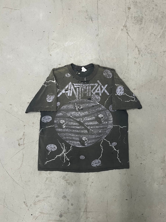 Vintage 90s Anthrax Persistence of Time AOP Shirt