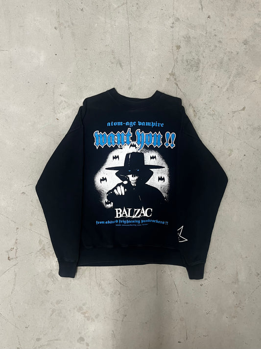 Vintage 00s Balzac Atom Age Vampire Sweater