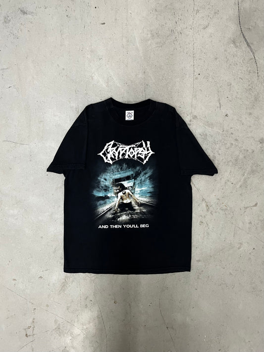 Vintage 00’ Cryptopsy And Then You'll Beg Shirt