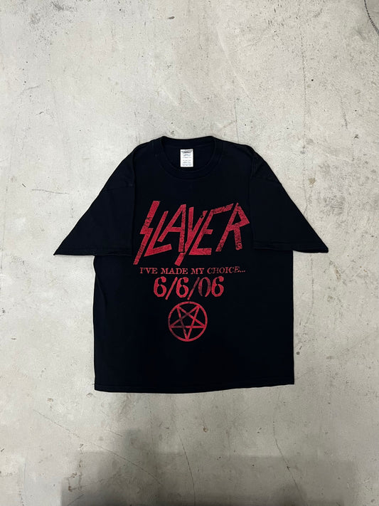 Vintage Slayer 6/06/06 Tour Shirt