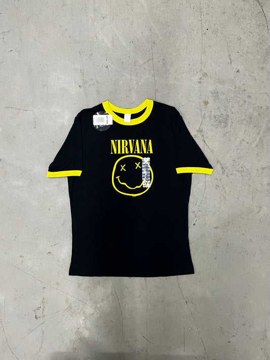 Vintage Deadstock Nirvana Ringer NWT Shirt