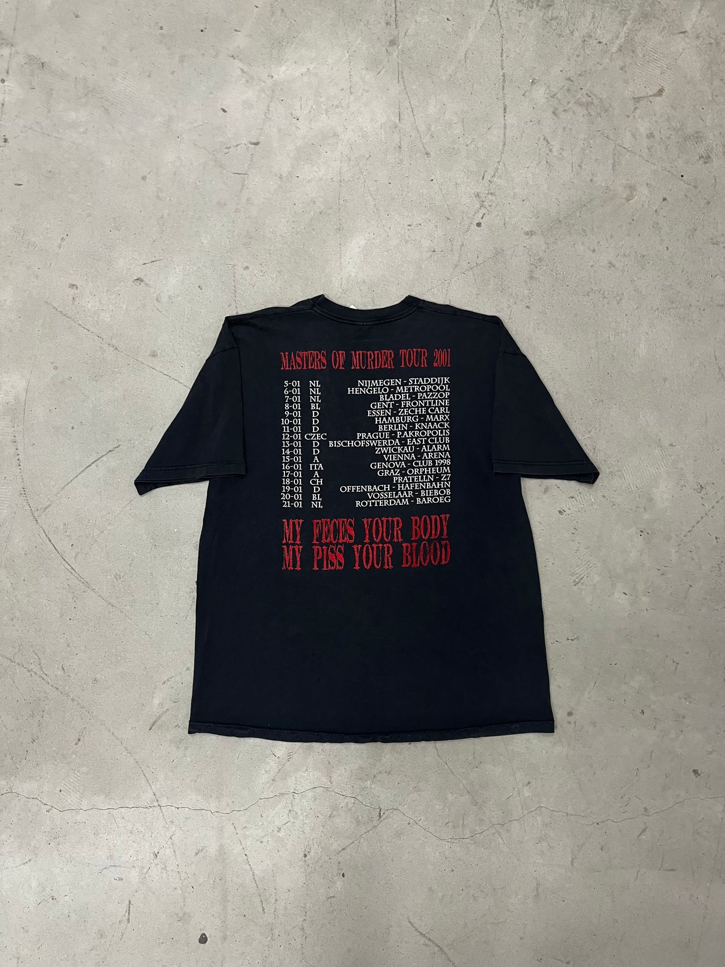 Vintage 2001 Severe Torture Shirt